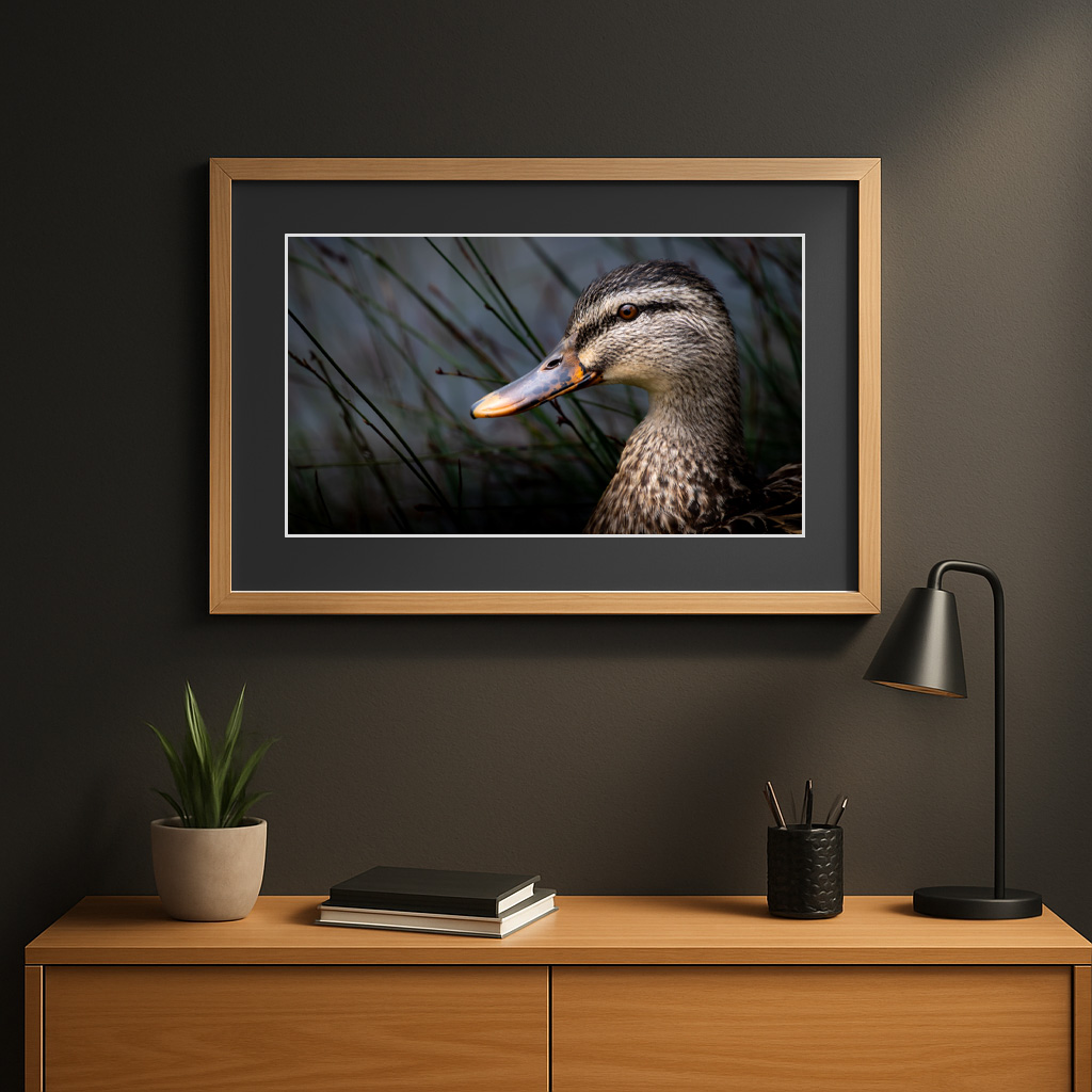 Wall Template Female Mallard