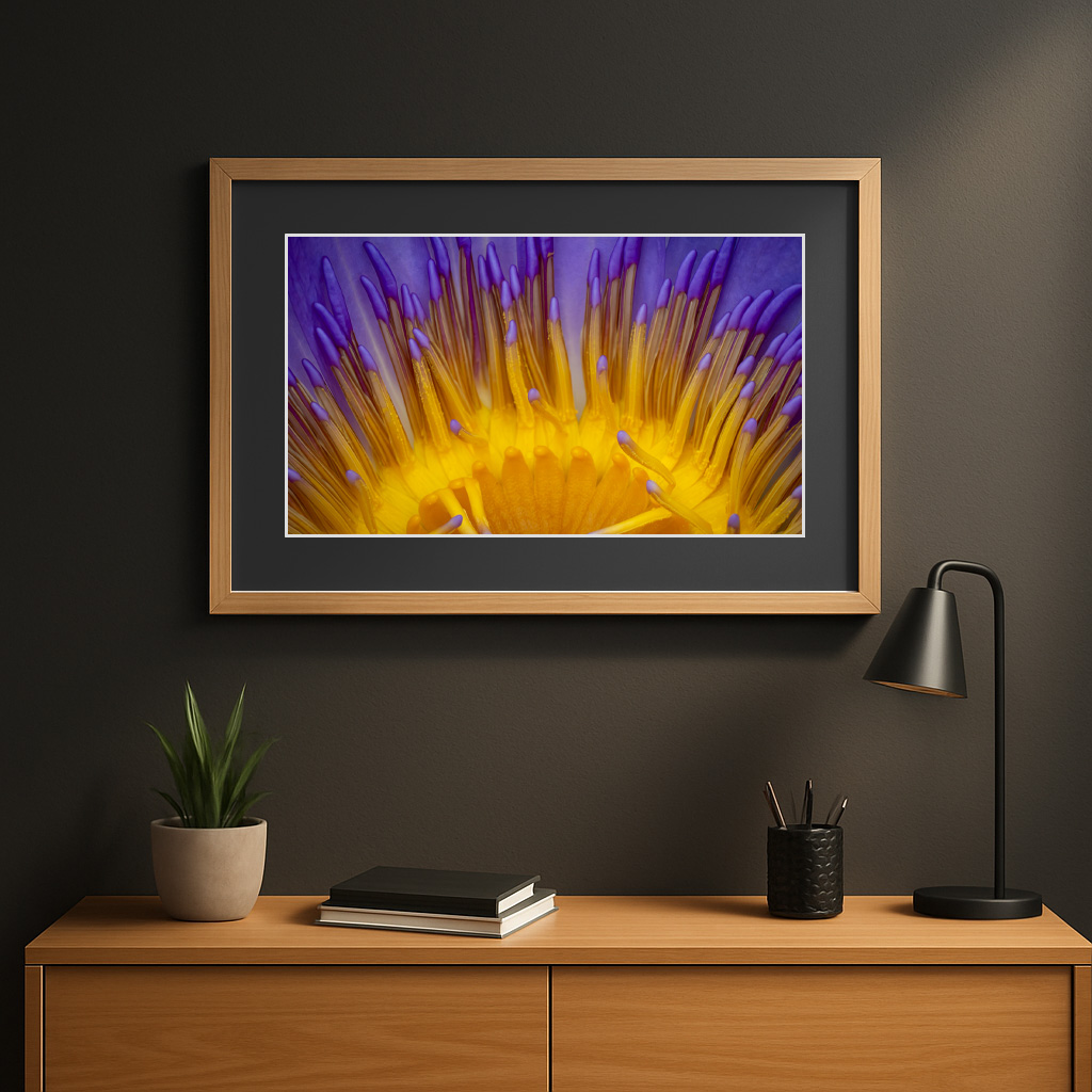 Wall Template Water Lilly